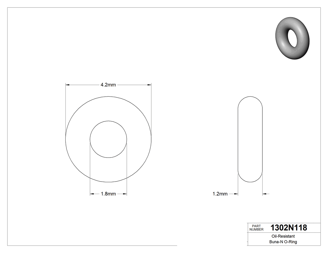 Technical drawing - 1302N118